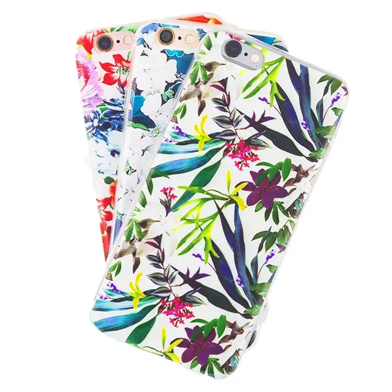 iPhone 6/6s phone cases with different floral patterns