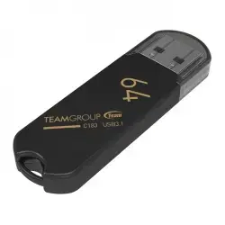 TEAMGROUP C175 128GB 2 Pack USB 3.2 Gen 1 (USB 3.1/3.0) Read 100MB/s Flash Thumb Drive, External Data Storage Memory Stick Compatible with Computer/Laptop Matte Black TC1753128GB22