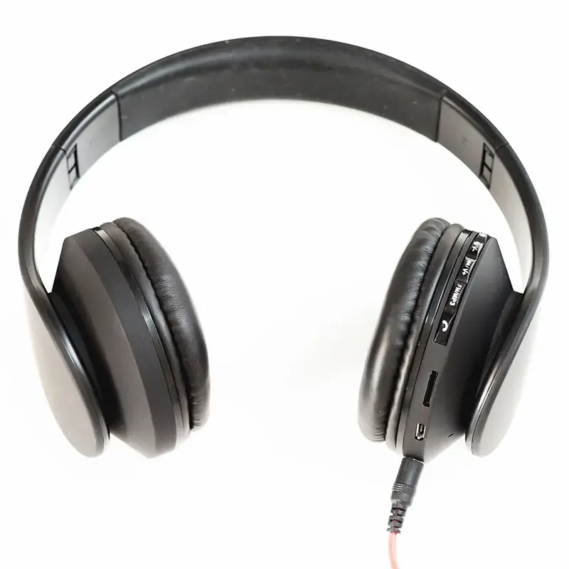 PowerLocus Bluetooth Headphones Over Ear, Foldable Wireless Headphones, Hi-Fi Stereo Headphone with Deep Bass, Micro SD/TF, FM Radio & Wired mode, Built-in Microphones, Soft Earmuffs for Phone/PC