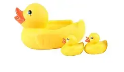 Rubber ducks are toy ducks typically made of rubber or vinyl plastic.