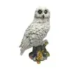 The Noble Collection Harry Potter Hedwig Sculpture - 9.5in (24cm) Hand Painted Resin Snowy Owl Statue - Officially Licensed Film Set Movie Props Gifts