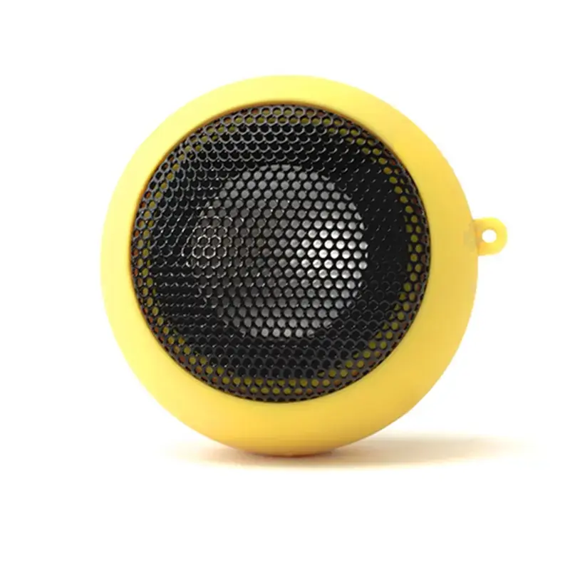 Portable Bluetooth speakers are designed to be compact and easy to carry, often featuring built-in straps or carabiners