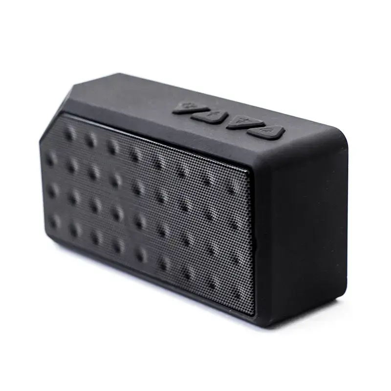 Leeds Mini Bluetooth Speaker #7199-32BK - Isagenix Logo.