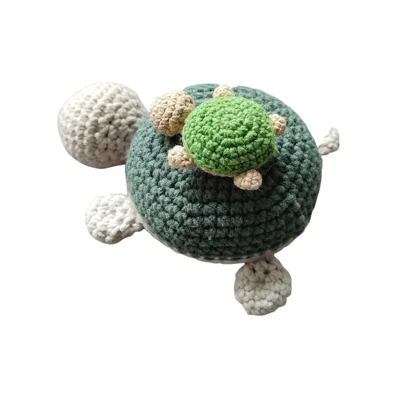 Funny Positive Capybara Turtle Doll, Emotional Support Crochet Animals Capybara Turtle Toy, with Positive Affirmations Cards for Inspirational Novelty Gifts